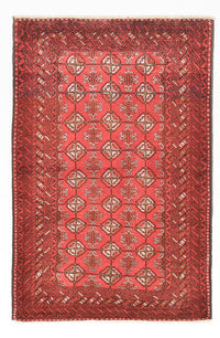 Alfombra Belutsch - 157 x 104 cm - rojo