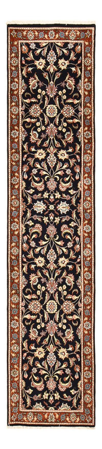 Alfombra de pasillo Alfombra persa - Clásica - 298 x 66 cm - azul oscuro