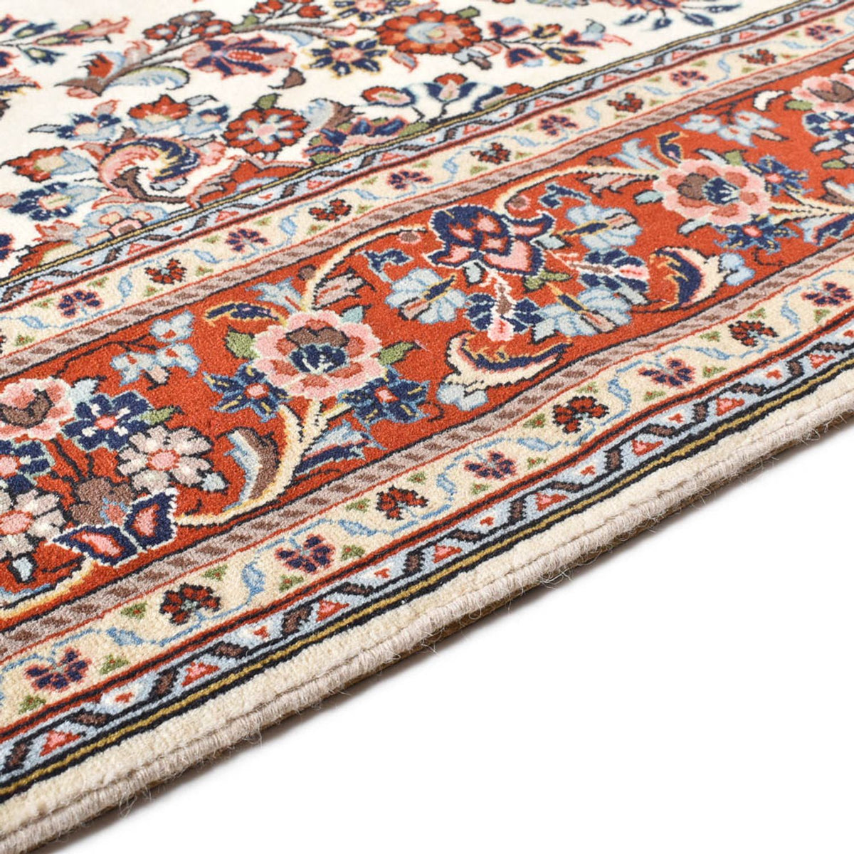 Sarouk Alfombra 136x213cm - Alfombra persa - crema