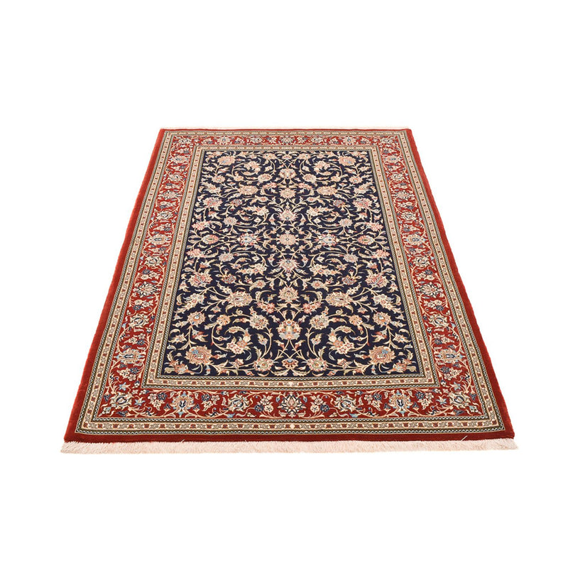 Alfombra Persa - Ghom - Royal - 204 x 133 cm - azul oscuro