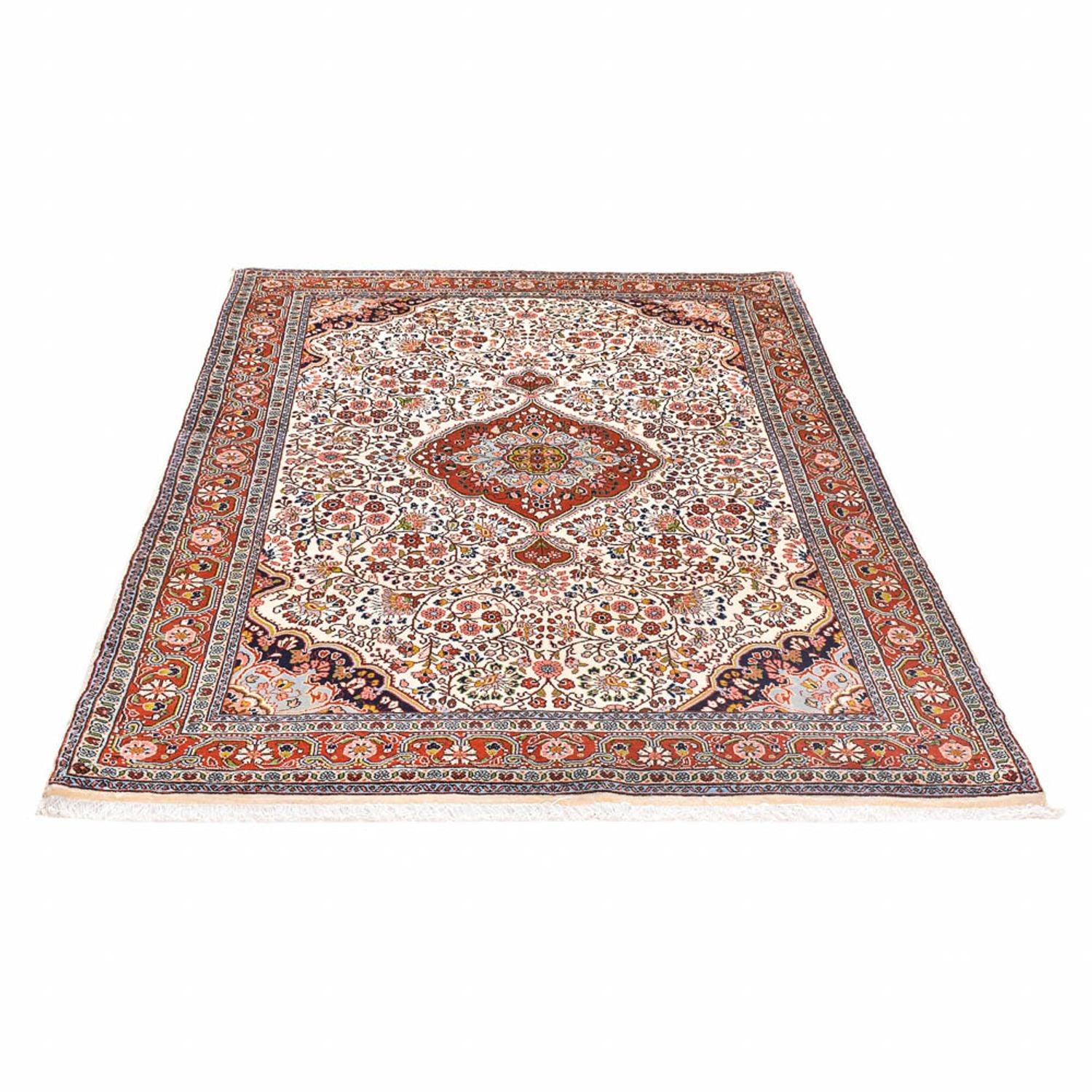 Alfombra persa - Nómada - 218 x 136 cm - multicolor