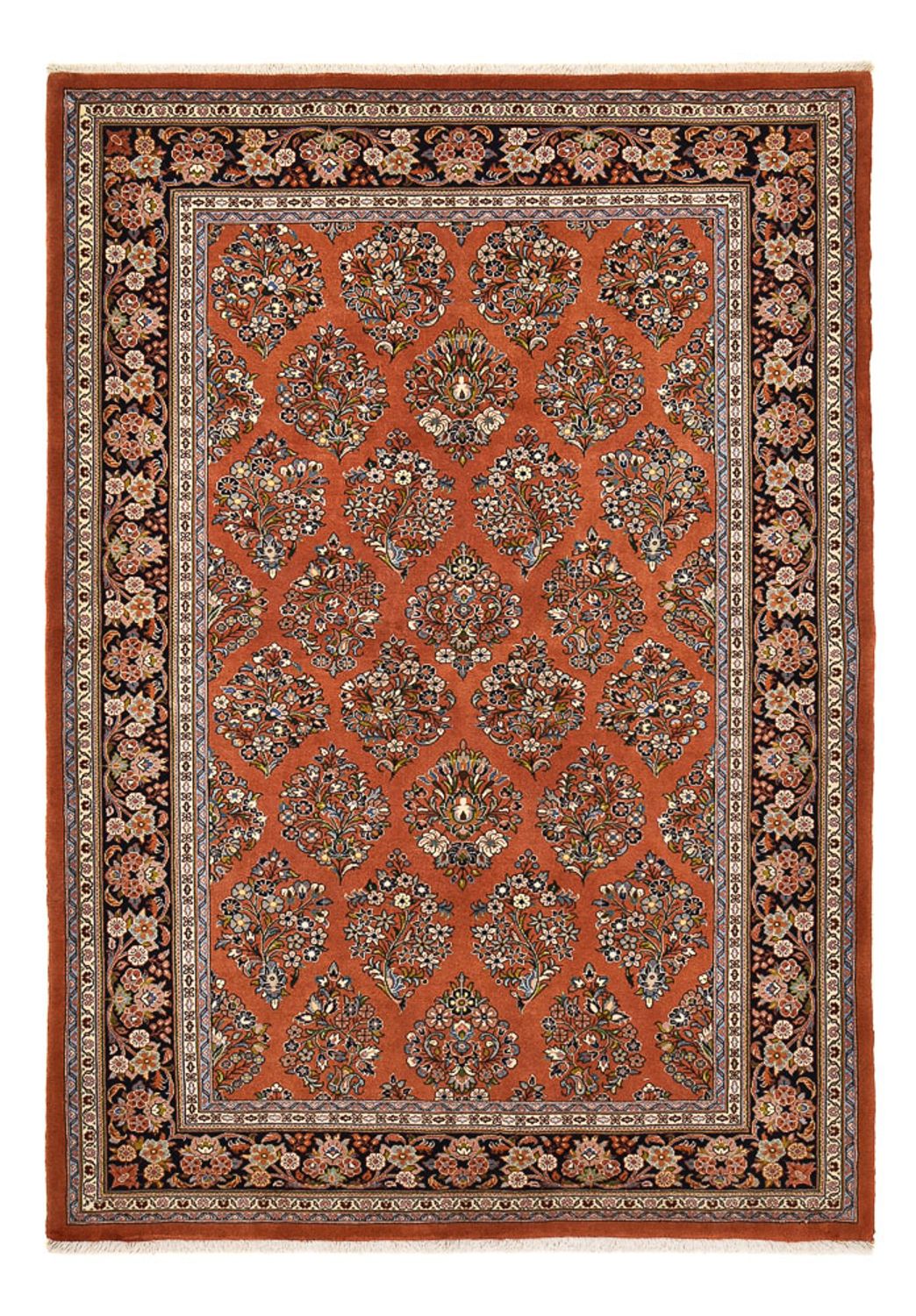 Alfombra persa - Clásica - 257 x 174 cm - rojo