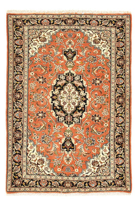 Alfombra persa - Keshan - 110 x 77 cm - naranja