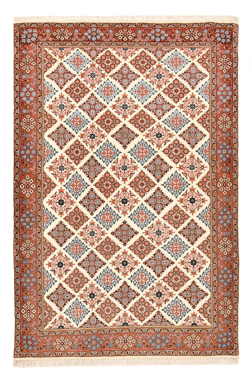 Alfombra persa - Nómada - 210 x 138 cm - multicolor