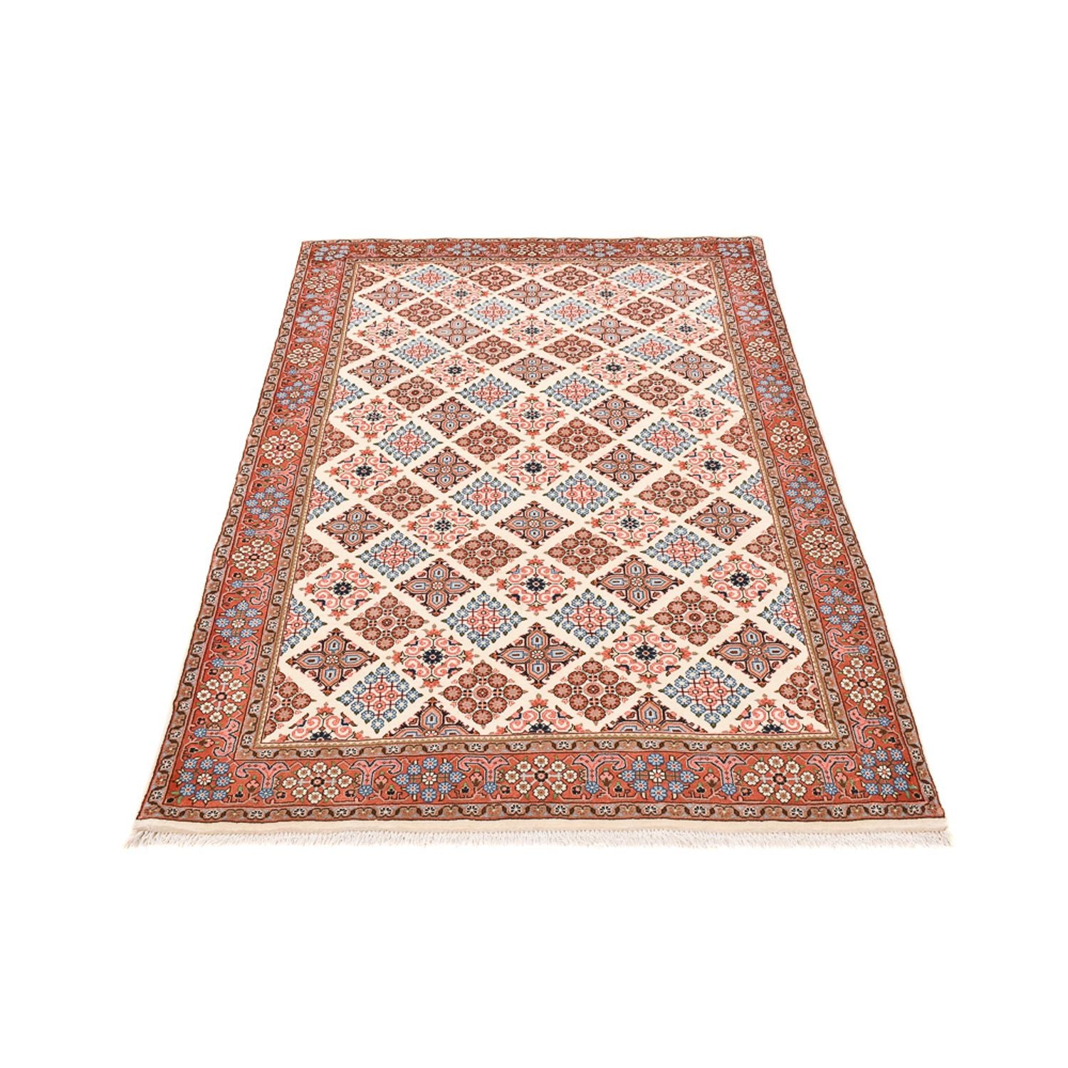 Alfombra persa - Nómada - 210 x 138 cm - multicolor