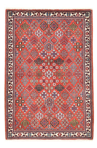 Alfombra persa - Nómada - 157 x 110 cm - rojo