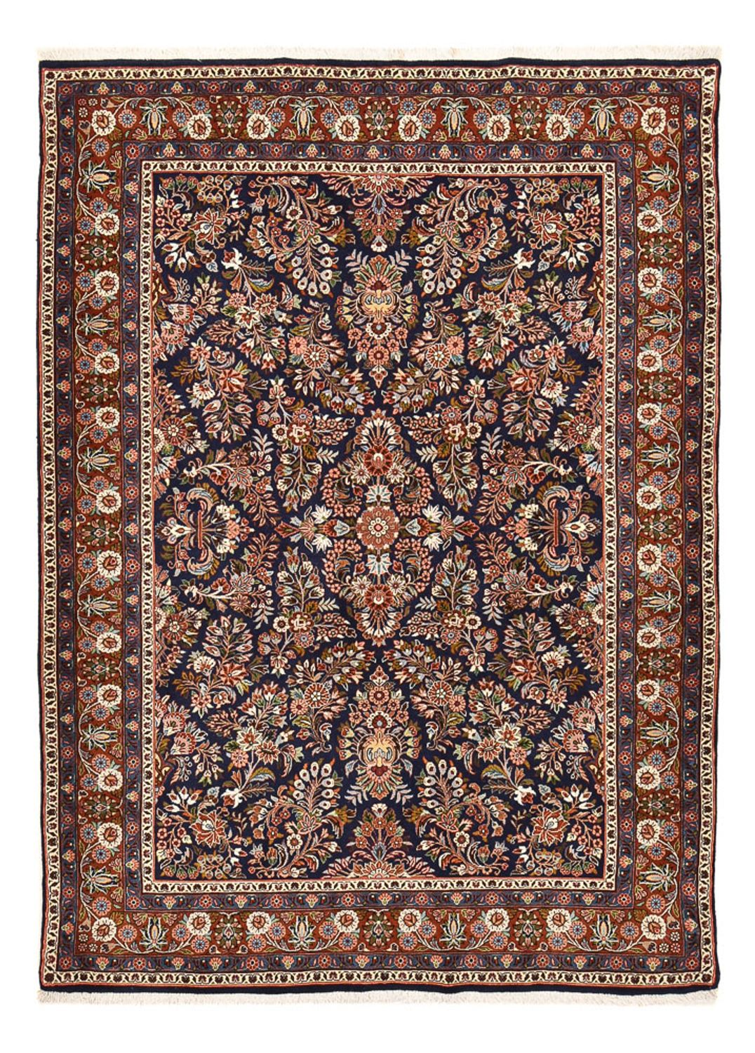 Alfombra persa - Clásica - 230 x 165 cm - azul oscuro