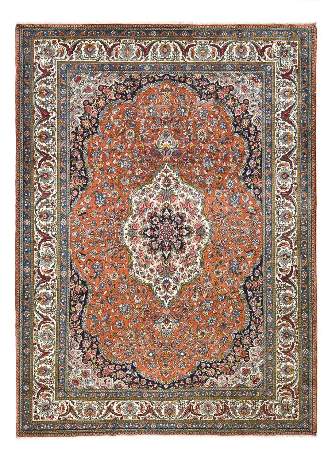 Alfombra persa - Nómada - 357 x 250 cm - rojo claro