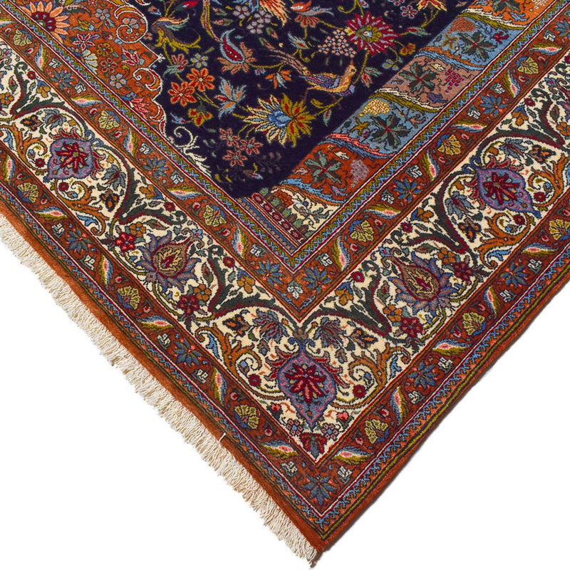 Alfombra persa - Nómada - 293 x 206 cm - azul oscuro