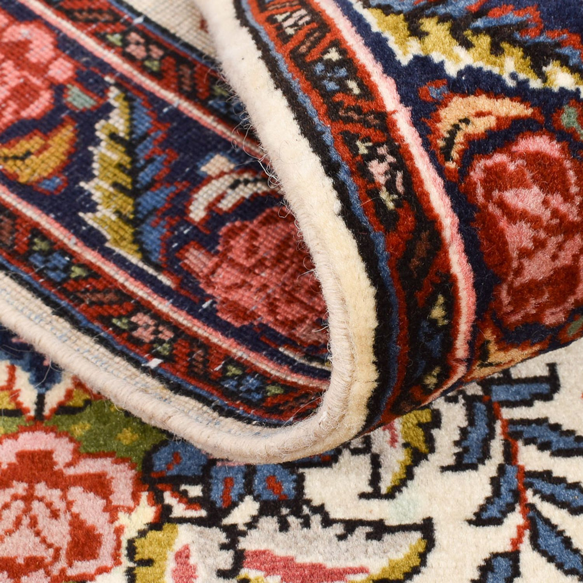 Alfombra de pasillo Alfombra persa - Bidjar - 317 x 57 cm - beige