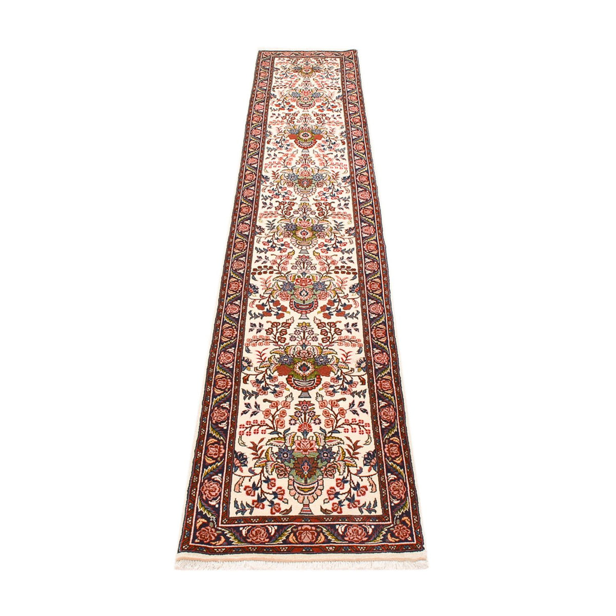 Alfombra de pasillo Alfombra persa - Bidjar - 317 x 57 cm - beige