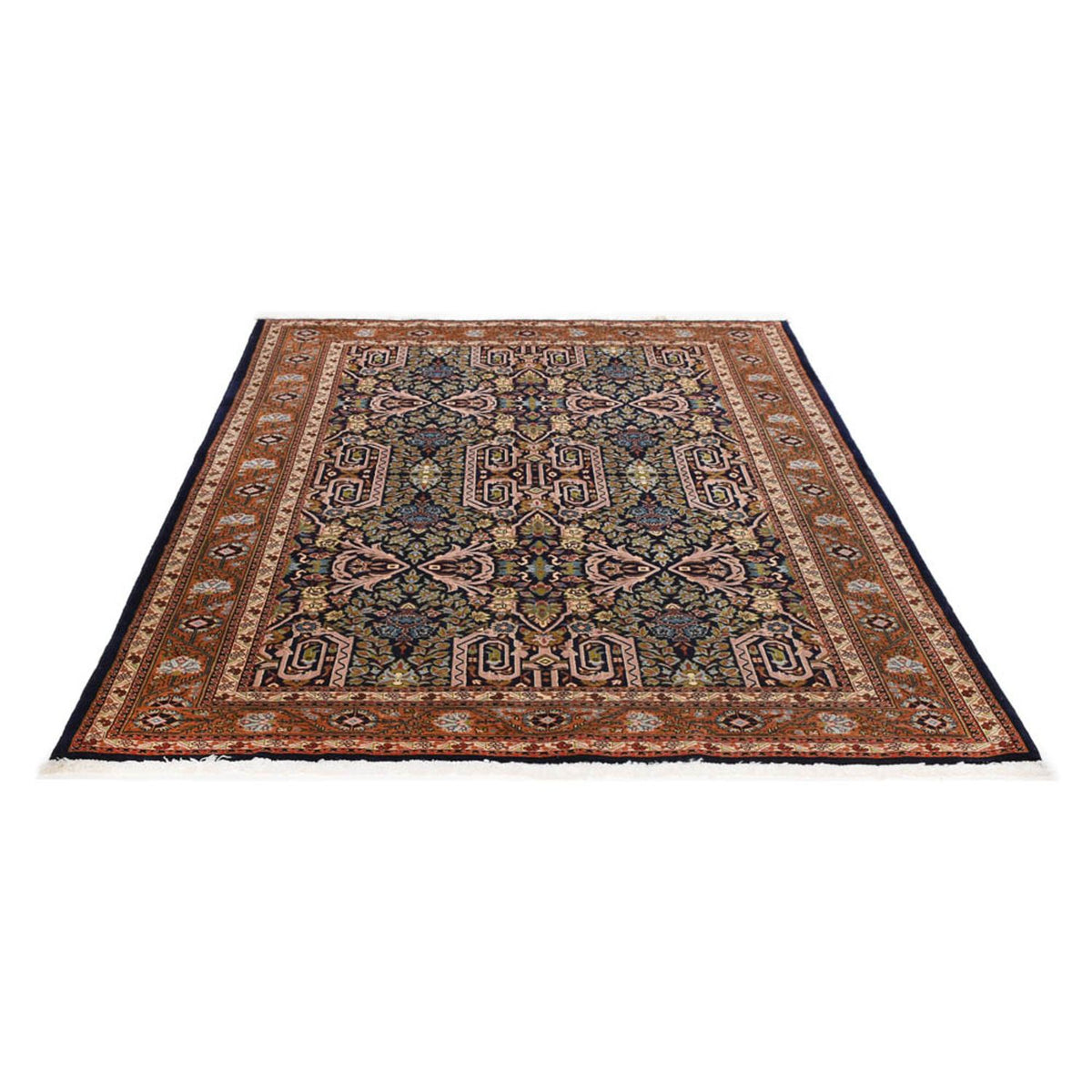 Alfombra persa - Nómada - 200 x 138 cm - multicolor