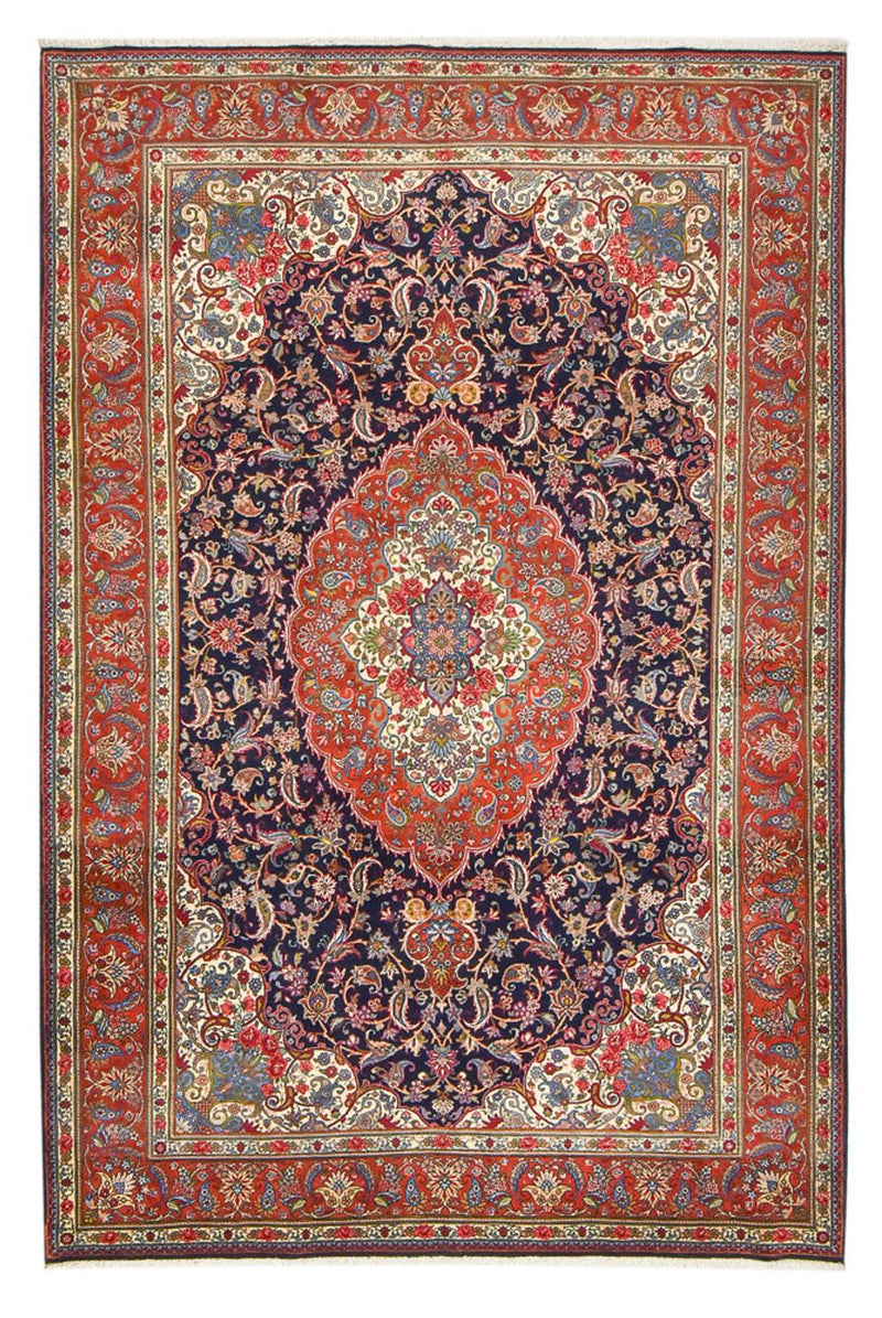 Alfombra persa - Nómada - 302 x 202 cm - púrpura