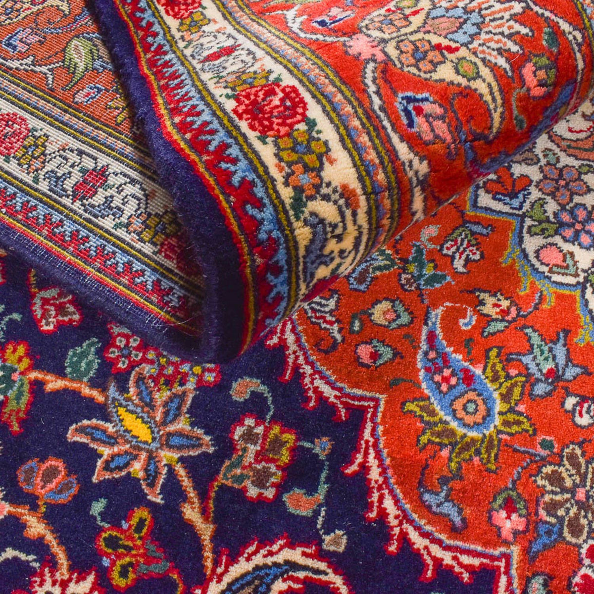 Alfombra persa - Nómada - 302 x 202 cm - púrpura