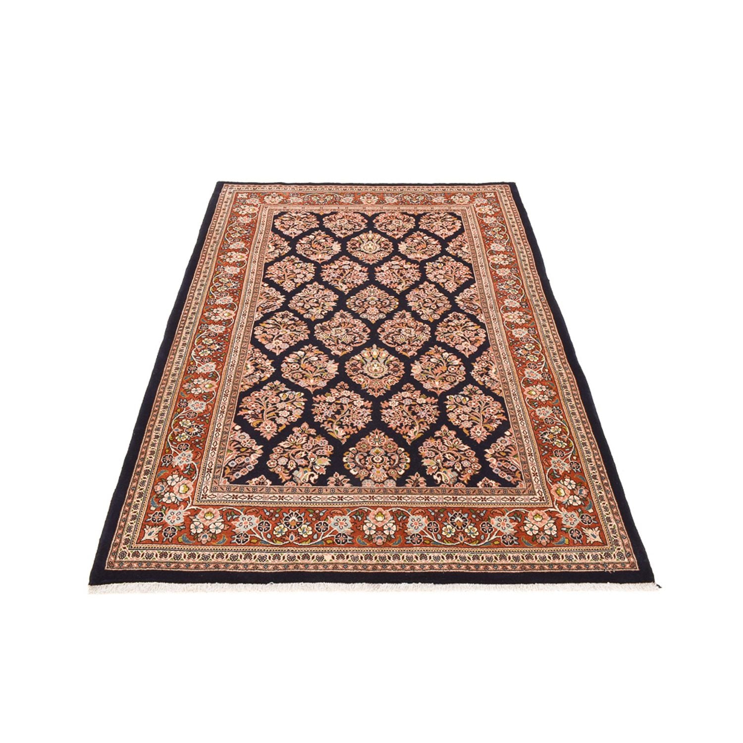 Alfombra persa - Clásica - 252 x 167 cm - azul oscuro
