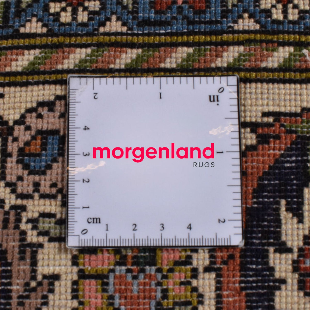 Alfombra persa - Nómada - 300 x 208 cm - verde oscuro