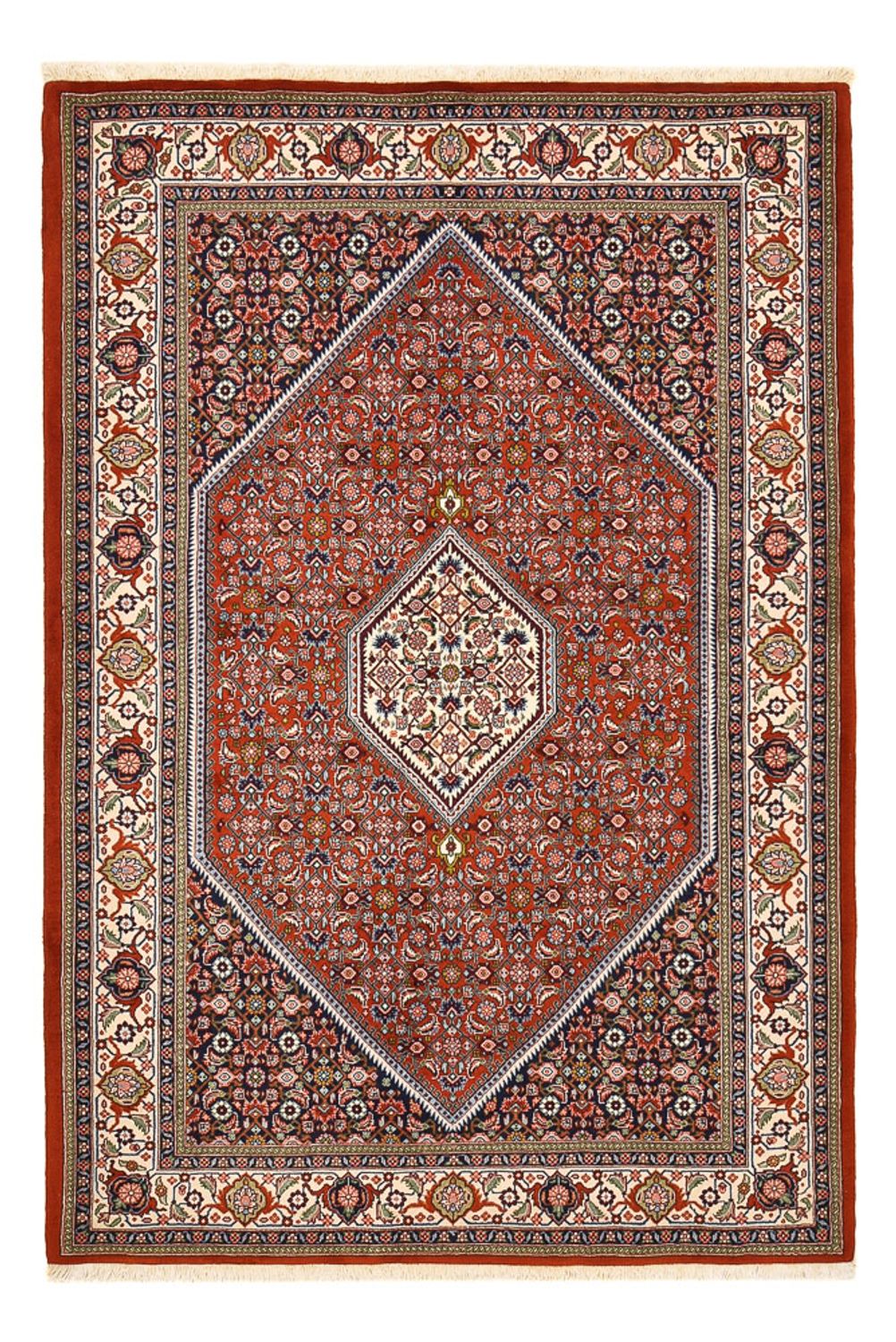 Alfombra persa - Bidjar - 209 x 141 cm - óxido