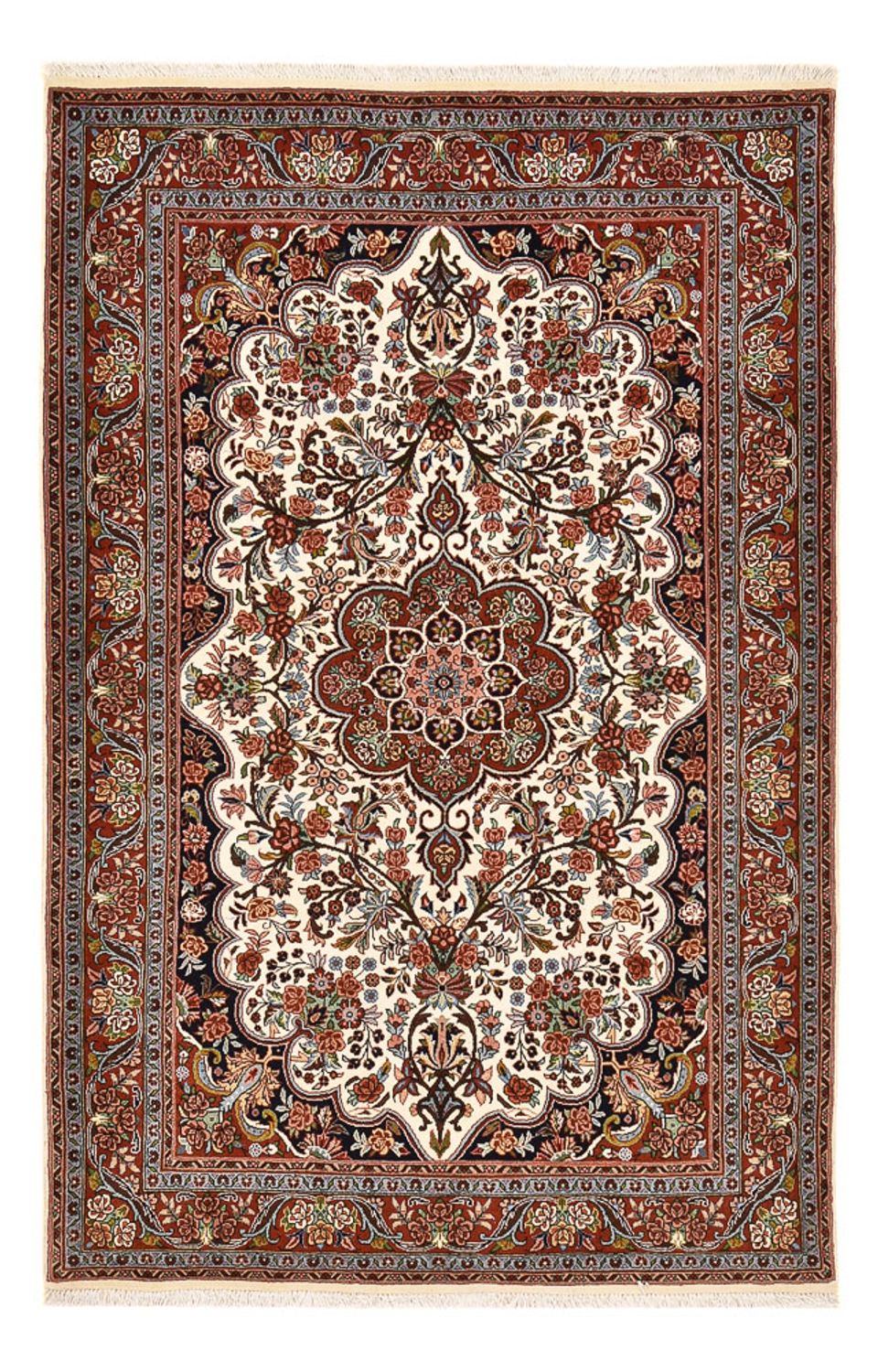 Alfombra persa - Bidjar - 210 x 135 cm - crema