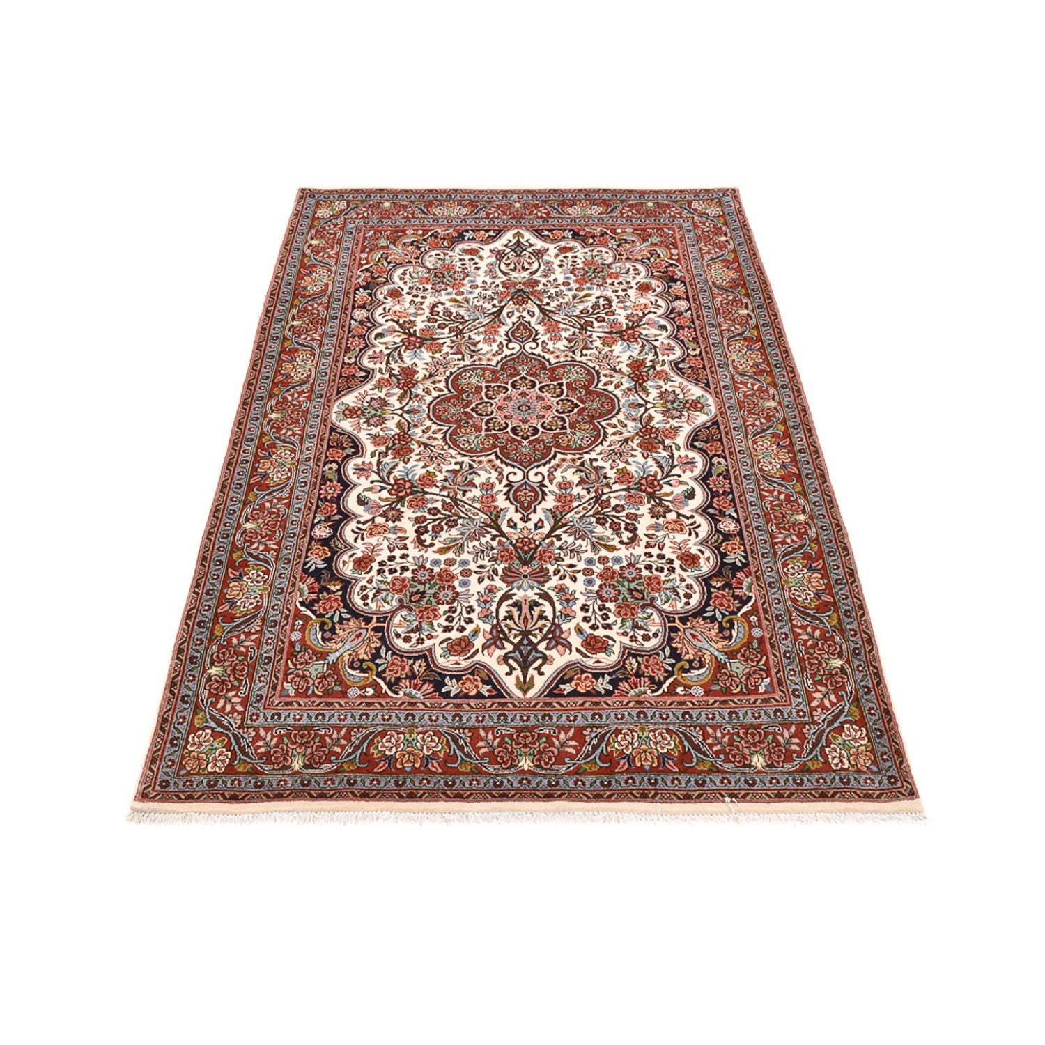 Alfombra persa - Bidjar - 210 x 135 cm - crema