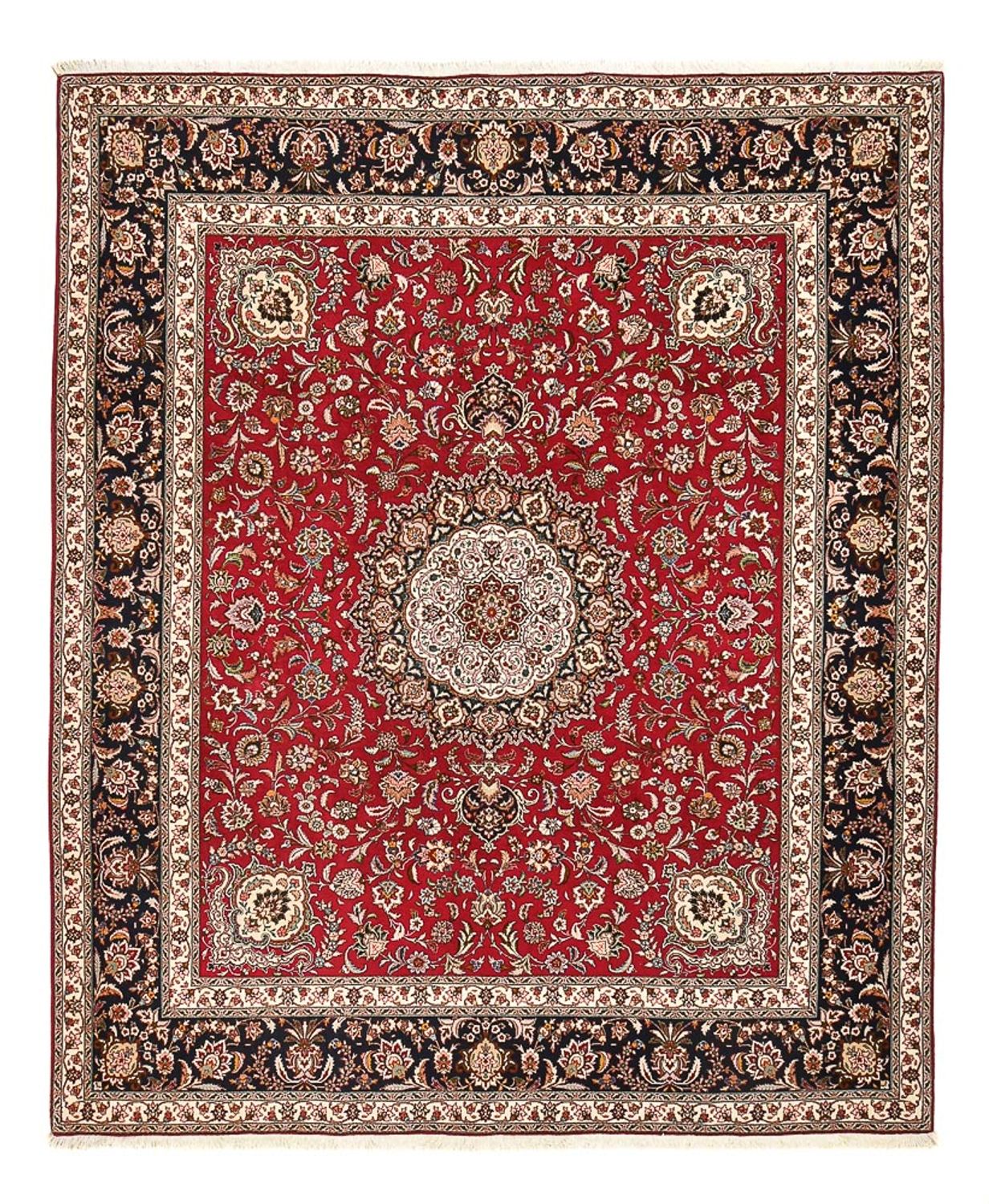 Alfombra Persa - Tabriz - Real - 295 x 249 cm - rojo