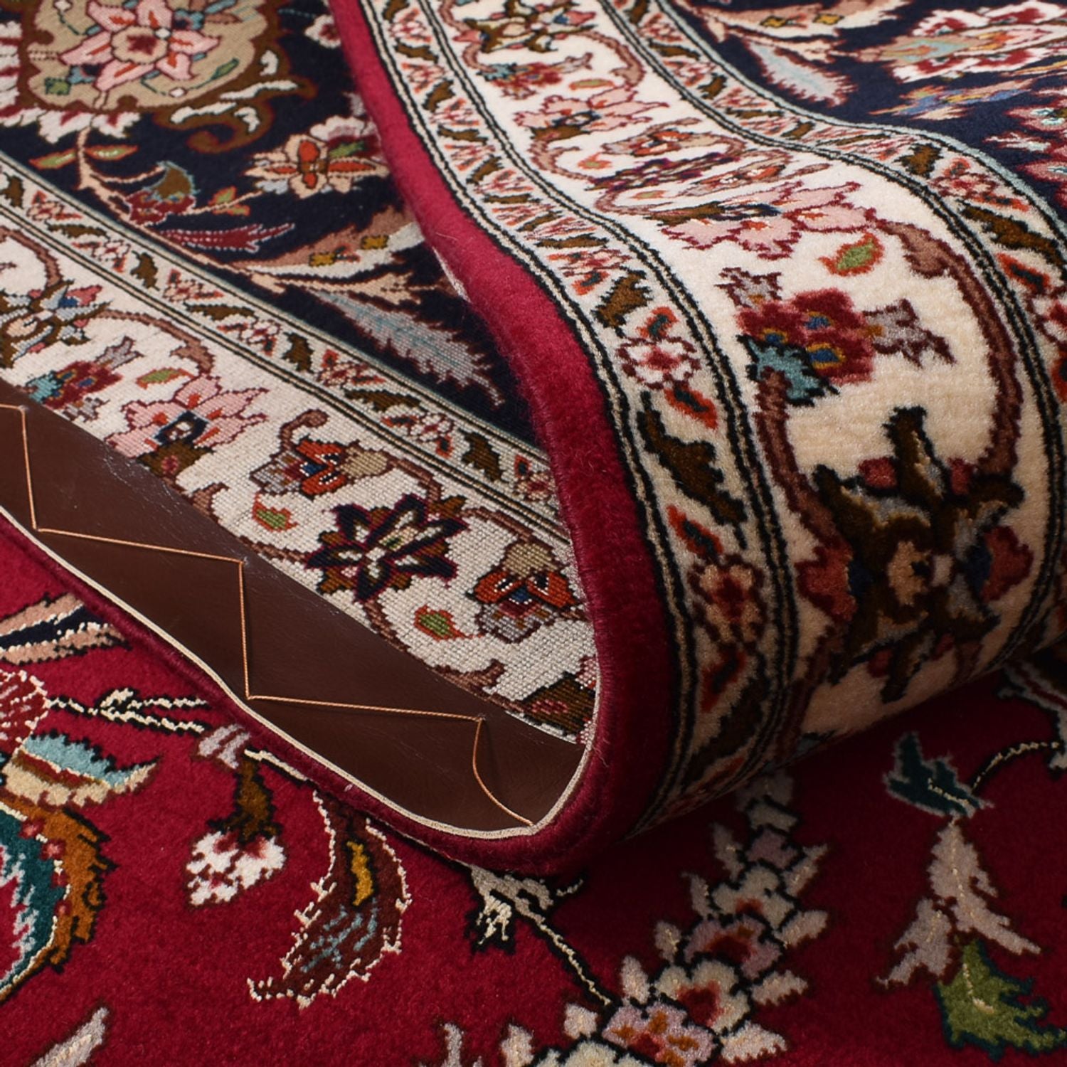 Alfombra Persa - Tabriz - Real - 295 x 249 cm - rojo
