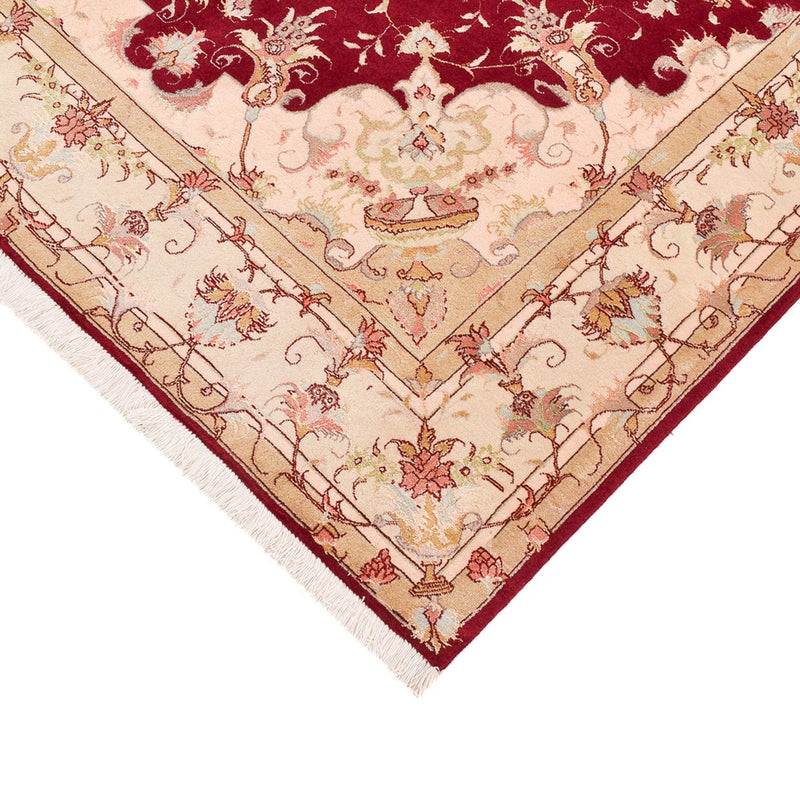 Alfombra Persa - Tabriz - Real - 191 x 148 cm - rojo