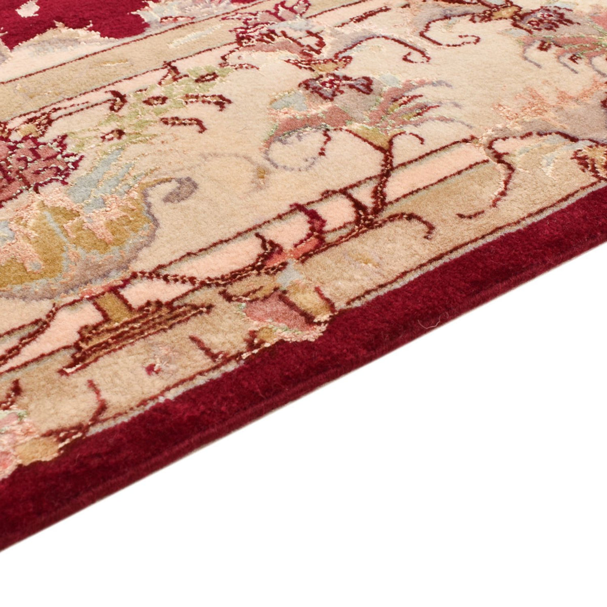 Alfombra Persa - Tabriz - Real - 191 x 148 cm - rojo