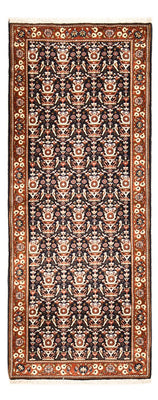 Alfombra de pasillo Alfombra Gabbeh - Persa Kashkuli - 202 x 81 cm - azul oscuro