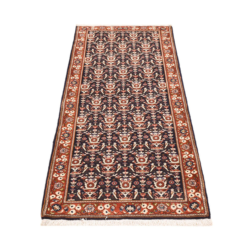 Alfombra de pasillo Alfombra Gabbeh - Persa Kashkuli - 202 x 81 cm - azul oscuro