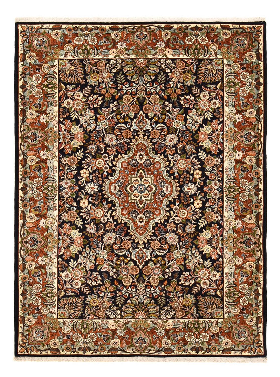 Alfombra persa - Bidjar - 242 x 179 cm - multicolor