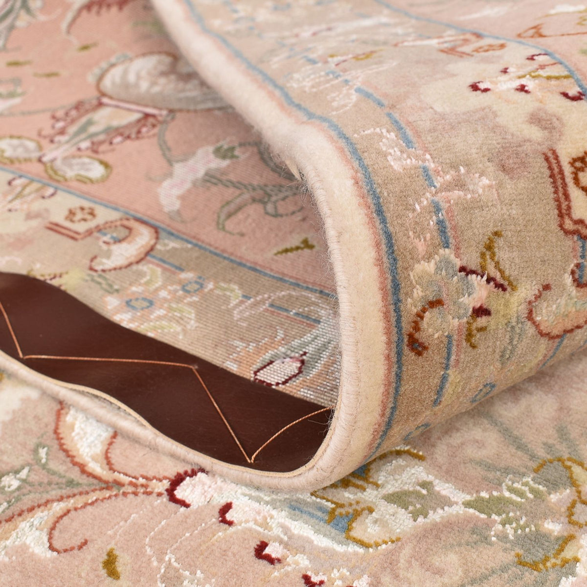 Alfombra Persa - Tabriz - Real - 298 x 203 cm - beige claro