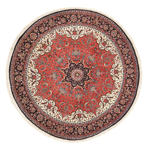 Alfombra persa - Bidjar redondo  - 150 x 150 cm - rojo