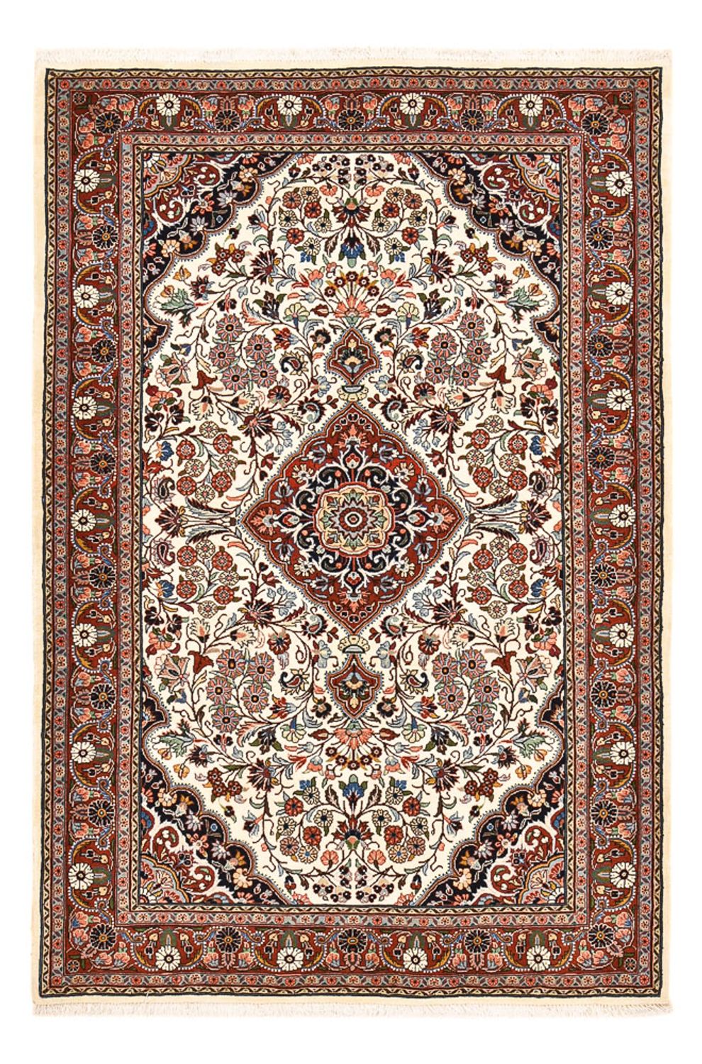 Alfombra persa - Bidjar - 209 x 139 cm - crema