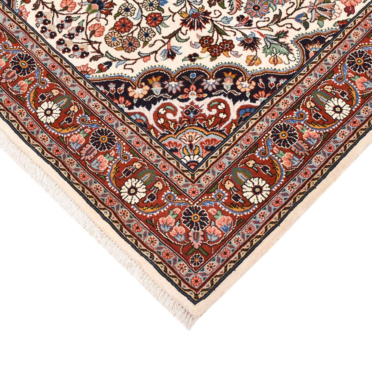 Alfombra persa - Bidjar - 209 x 139 cm - crema