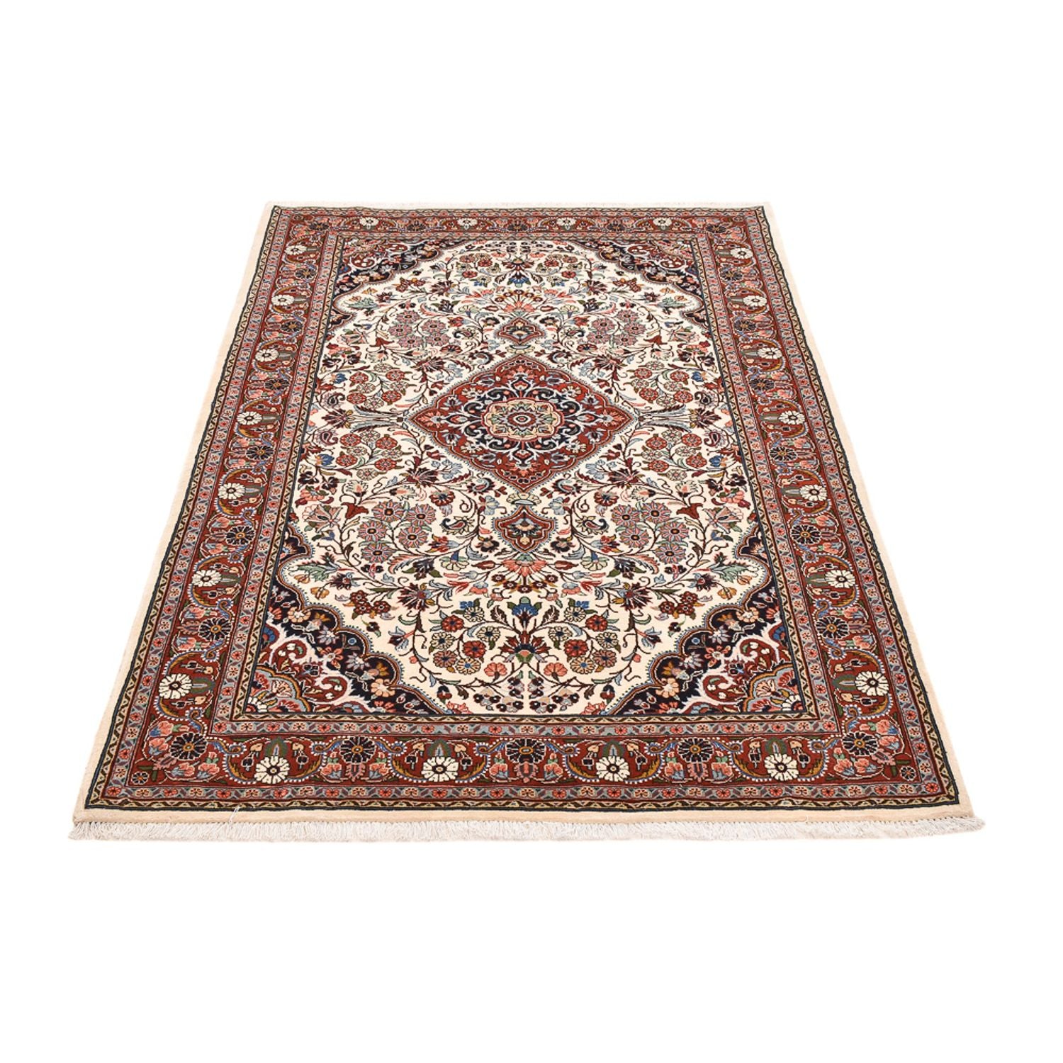 Alfombra persa - Bidjar - 209 x 139 cm - crema