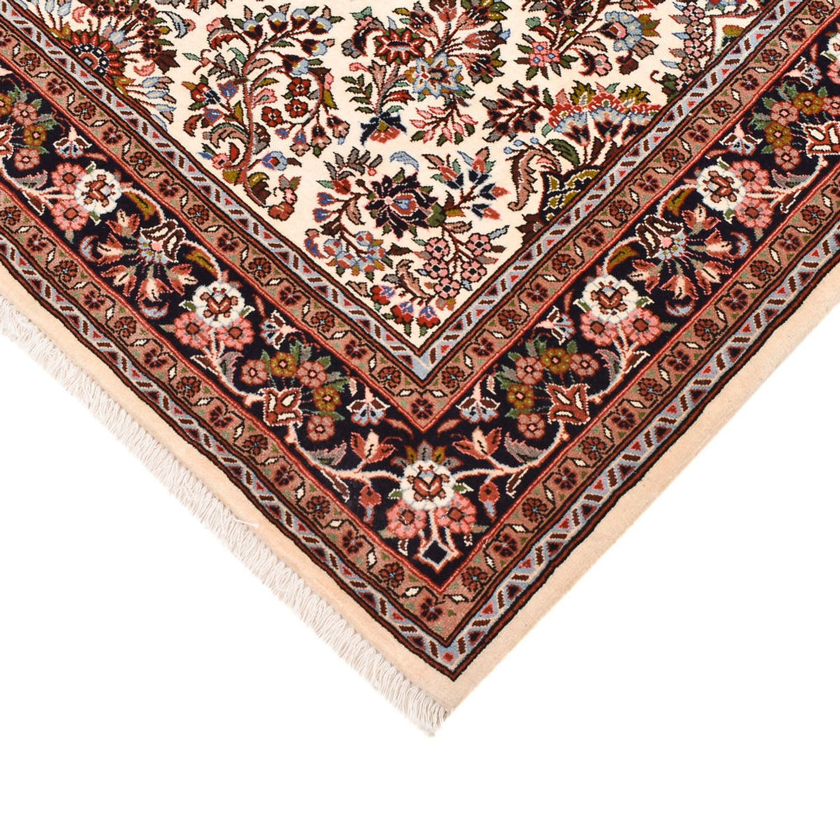 Alfombra persa - Bidjar - 206 x 146 cm - crema