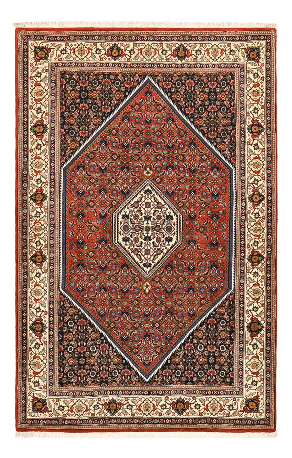 Alfombra persa - Bidjar - 213 x 139 cm - óxido