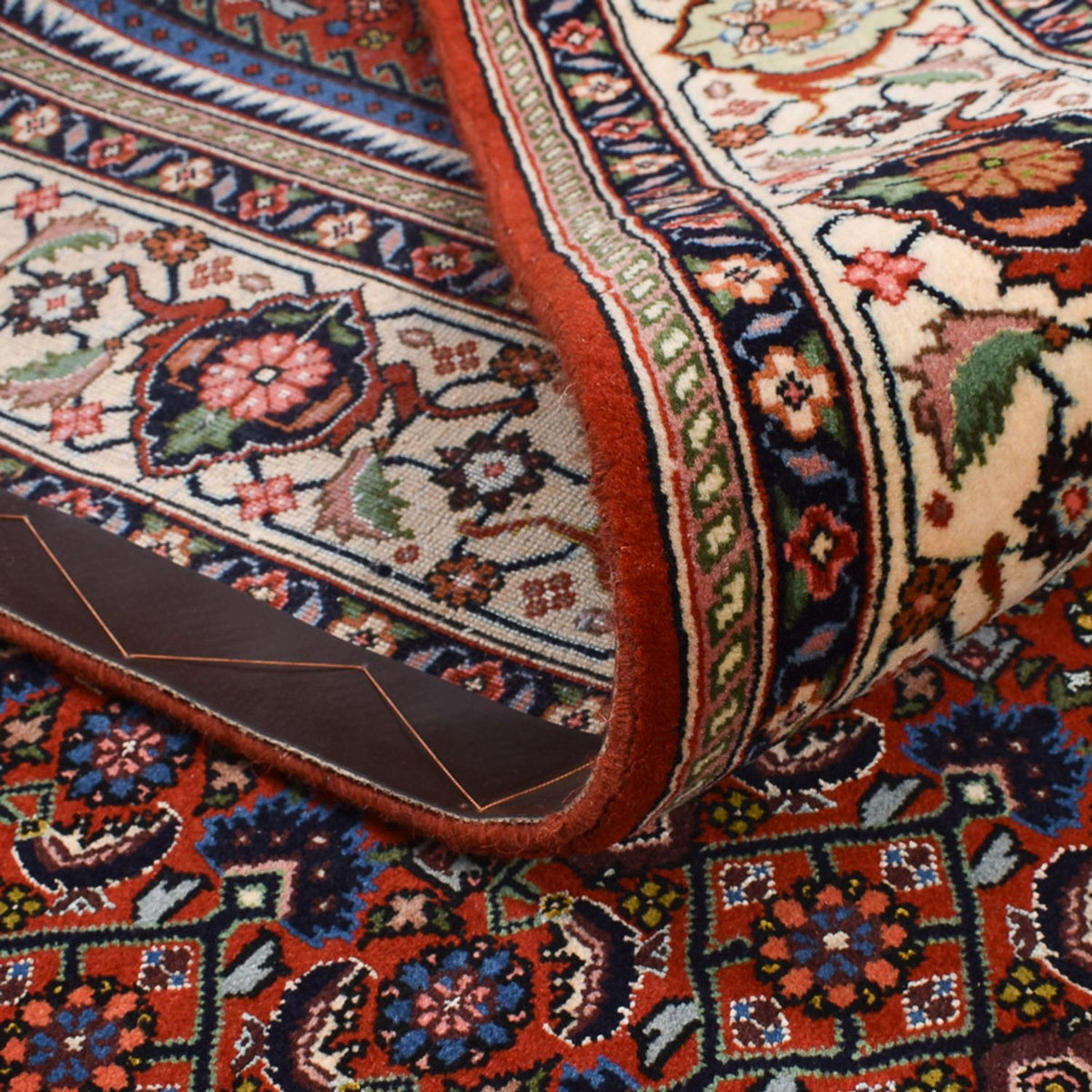 Alfombra persa - Bidjar - 213 x 139 cm - óxido