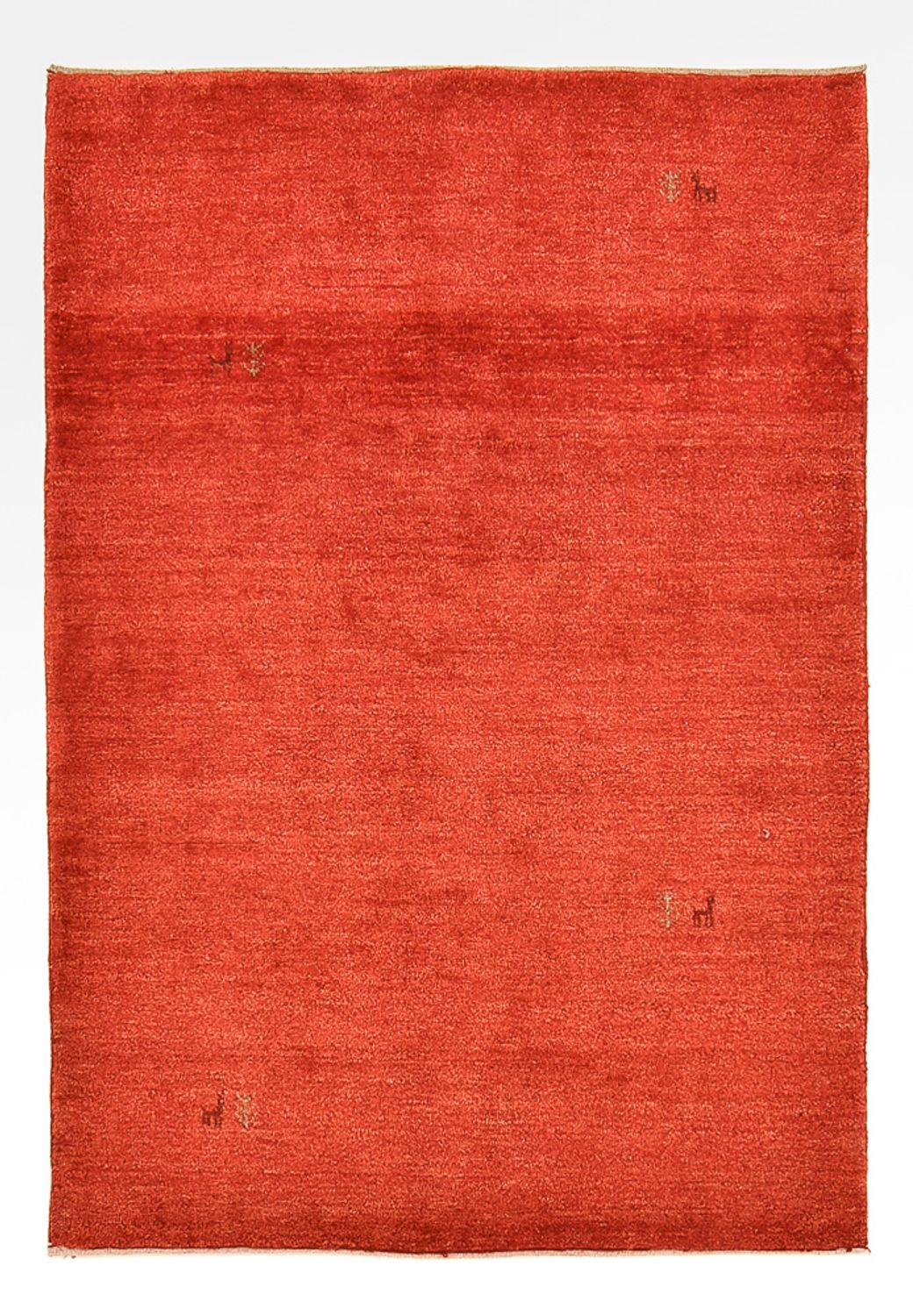 Alfombra Gabbeh - Persa - 177 x 124 cm - rojo
