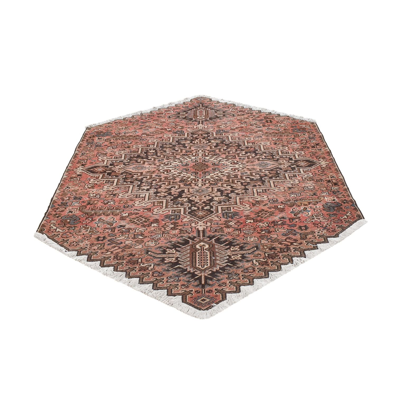 Alfombra persa - Nómada - 180 x 127 cm - rojo claro