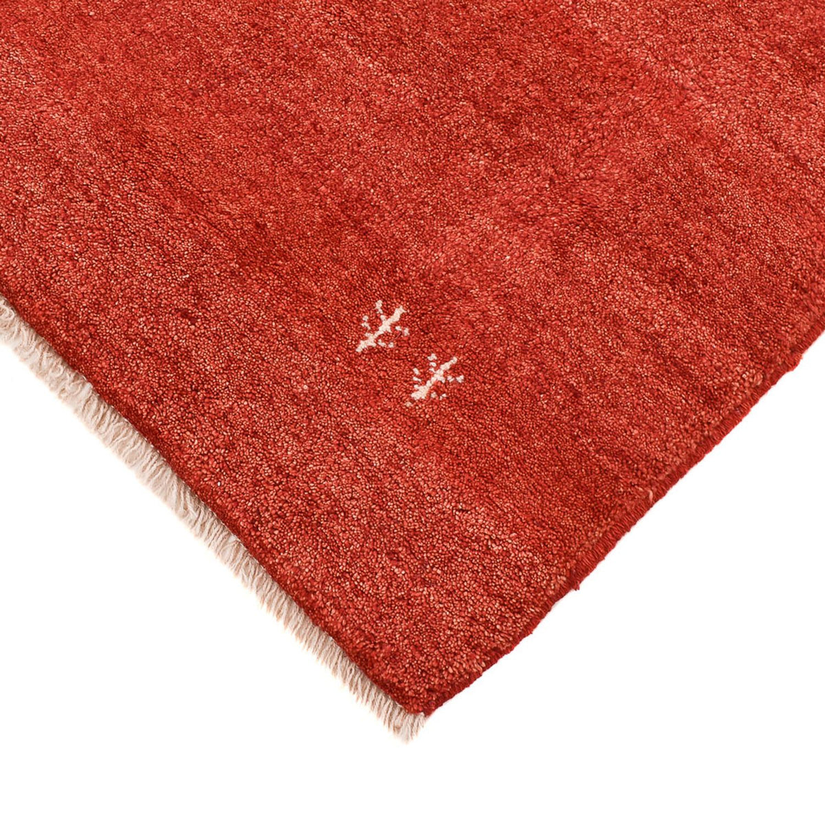 Alfombra Gabbeh - Persa - 179 x 124 cm - rojo