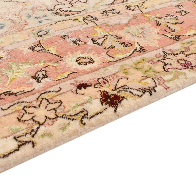 Alfombra Persa - Tabriz - Real - 210 x 153 cm - beige claro