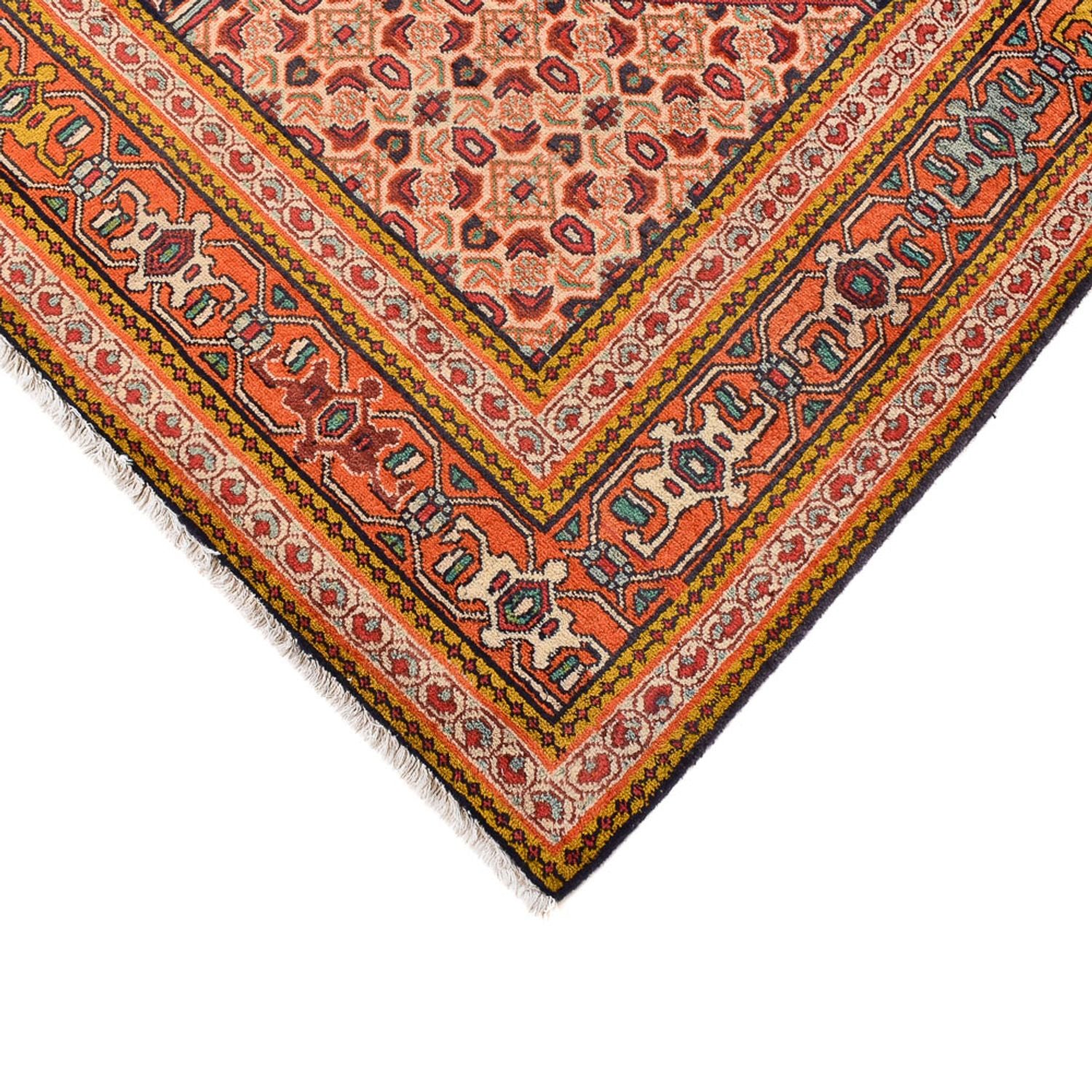 Alfombra persa - Bidjar - 393 x 298 cm - beige oscuro