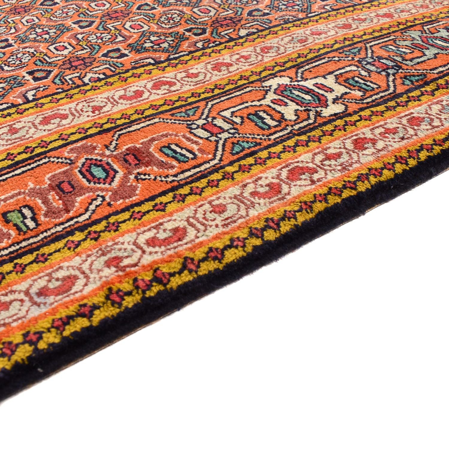 Alfombra persa - Bidjar - 393 x 298 cm - beige oscuro
