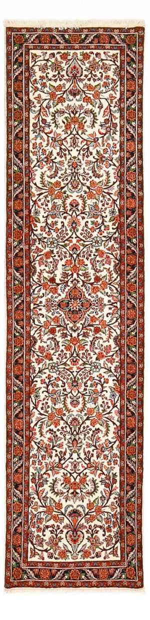 Alfombra de pasillo Alfombra persa - Bidjar - 316 x 76 cm - beige