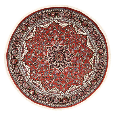 Alfombra persa - Bidjar redondo  - 145 x 145 cm - rojo