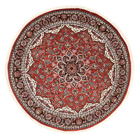 Alfombra persa - Bidjar redondo  - 145 x 145 cm - rojo