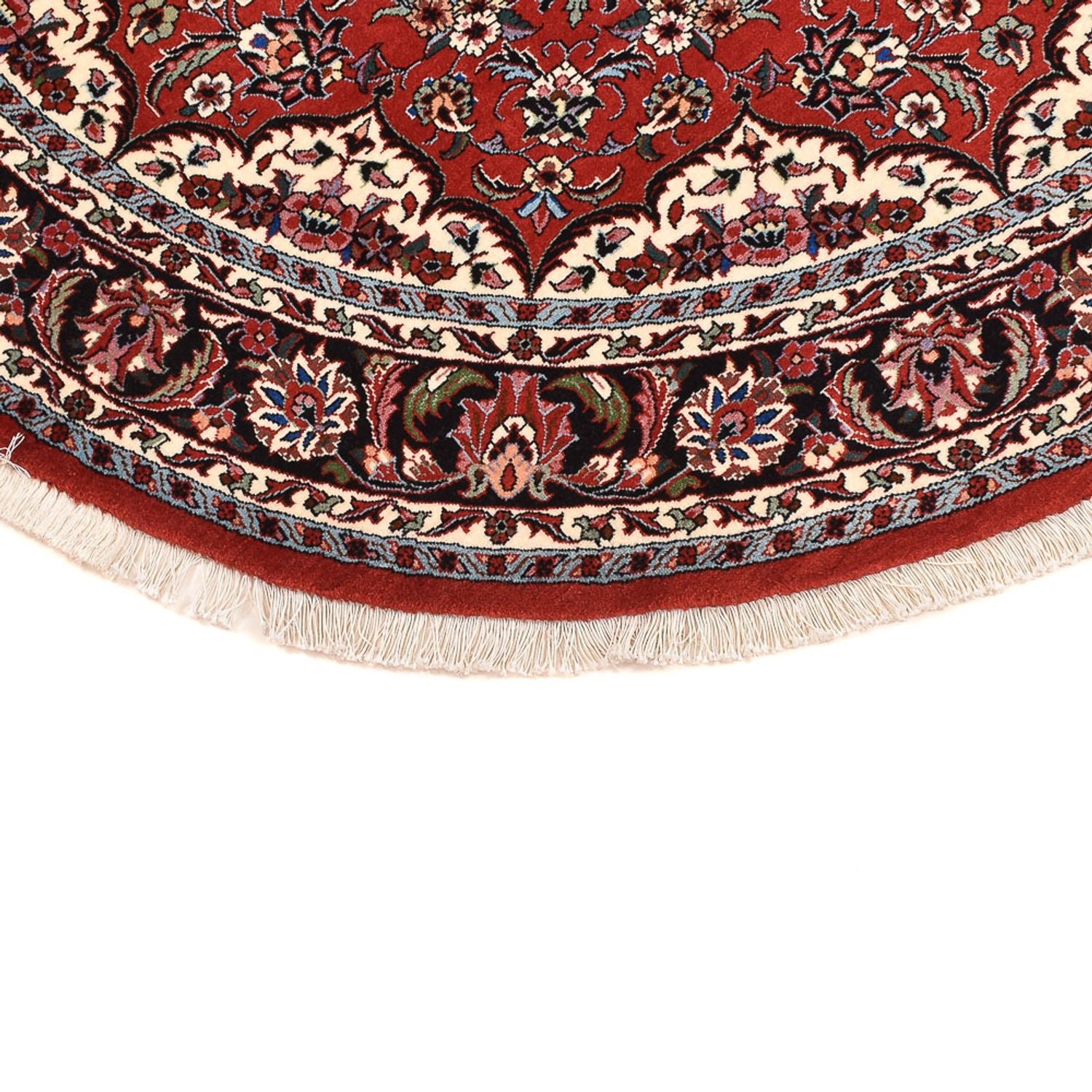Alfombra persa - Bidjar redondo  - 145 x 145 cm - rojo