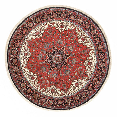 Alfombra persa - Bidjar redondo  - 154 x 154 cm - rojo