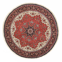 Alfombra persa - Bidjar redondo  - 154 x 154 cm - rojo